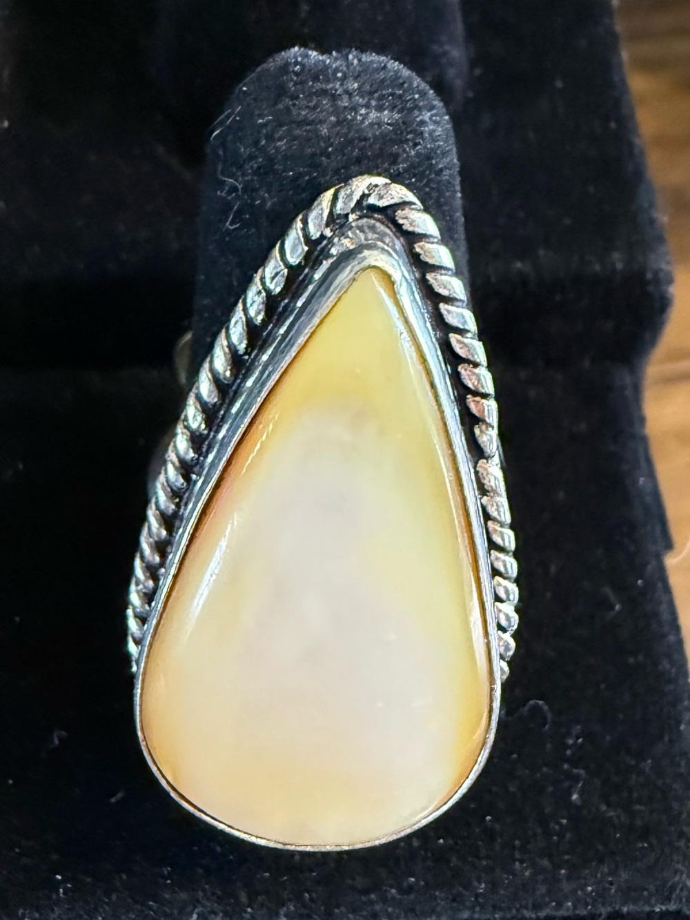Sterling Silver Teardrop Ring